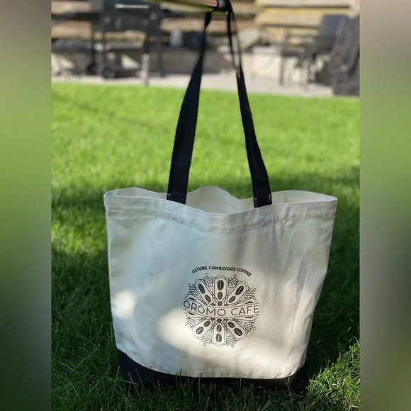 Oromo Cafe logo canvas bag - Picture 3 of 3